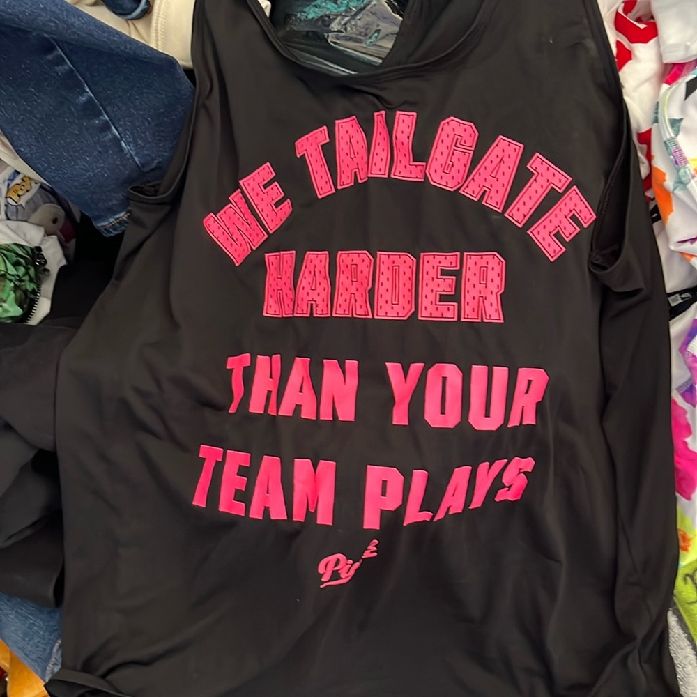 Pink Victoria secret tailgate sz l